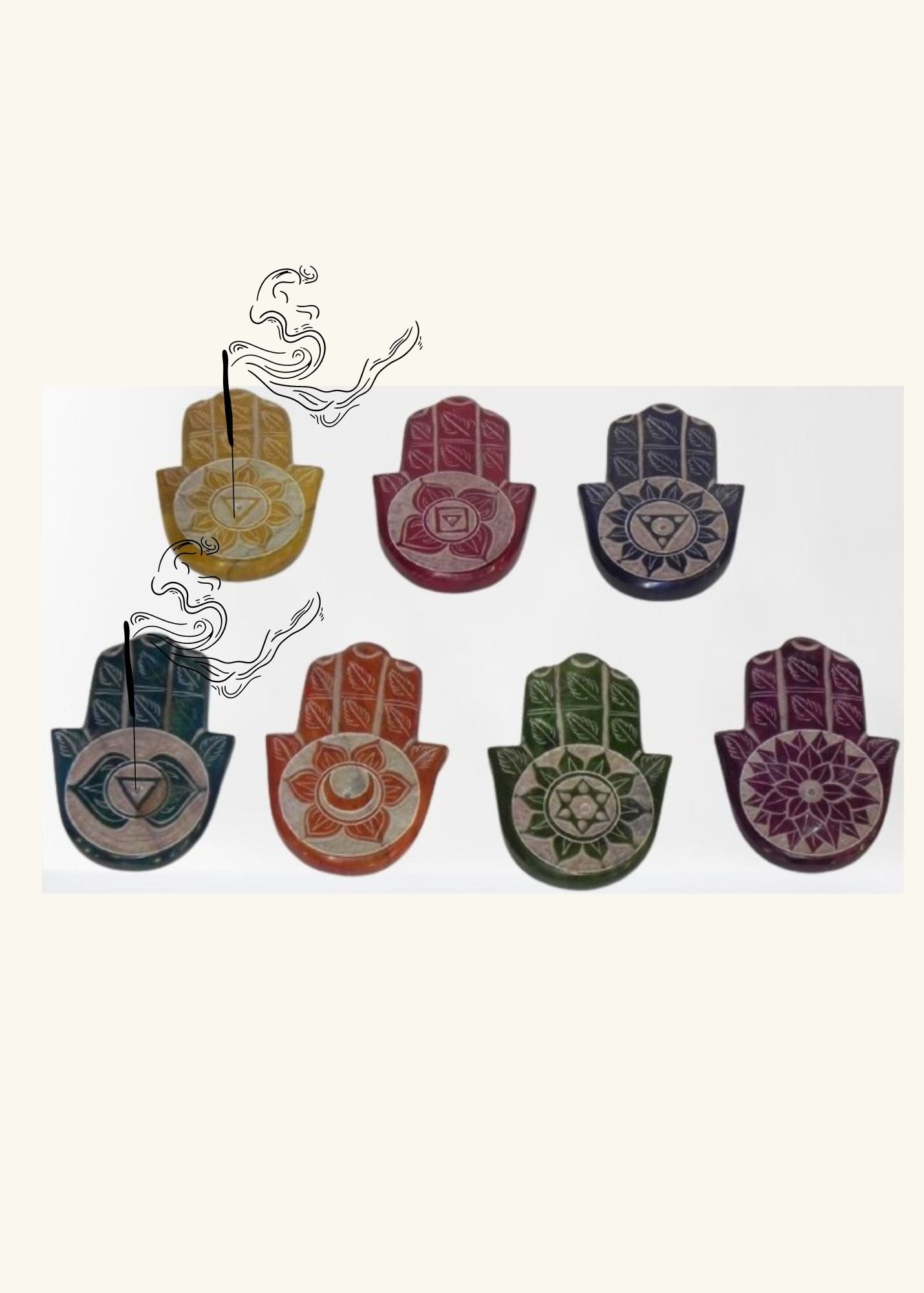 Classic Stone Incense Burner Plate